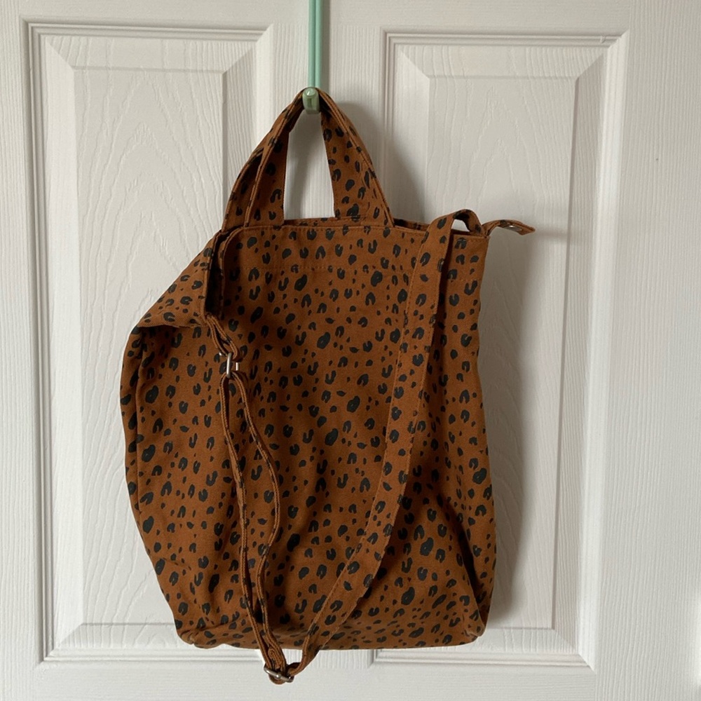 Leopard baggu duck bag